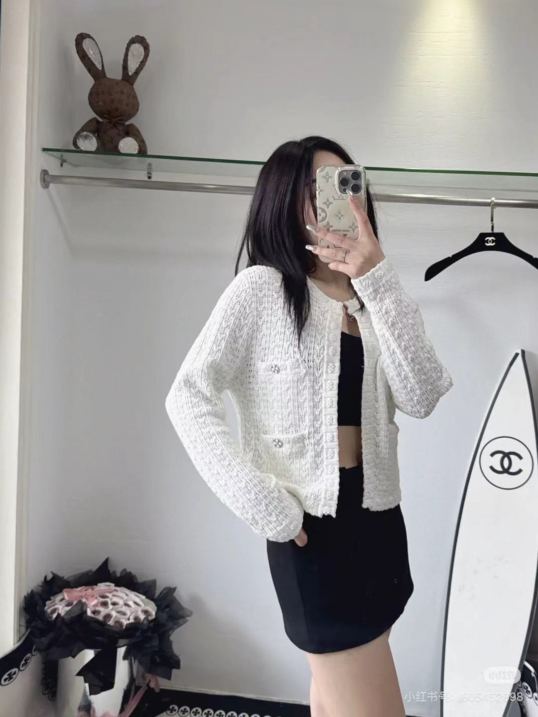 CC Knitted Sweater Cardigan