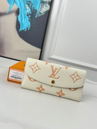 LV M82341 Emilie Wallet Monogram Empreinte Grain Leather 221537