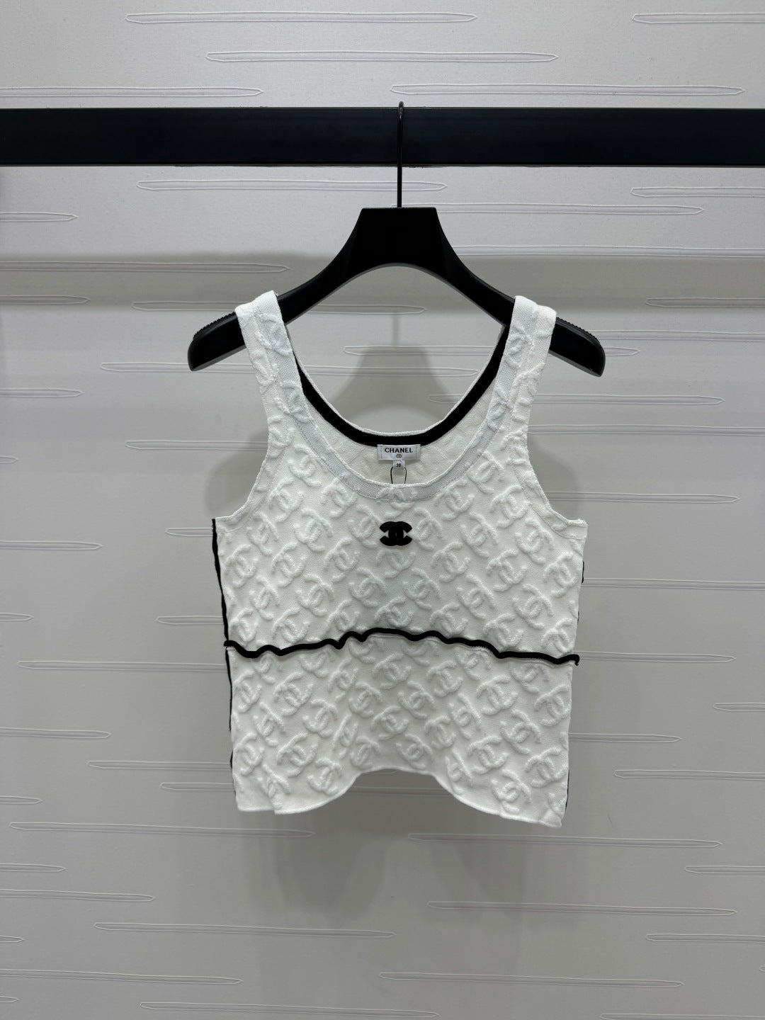 Chanel 25 Monogram Cotton Tank Top