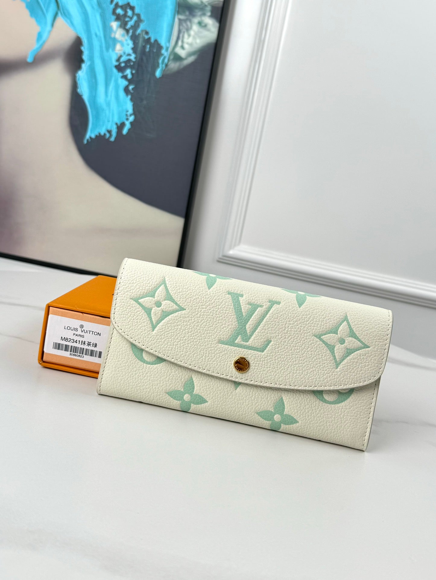 LV M82341 Emilie Wallet Monogram Empreinte Grain Leather 221537